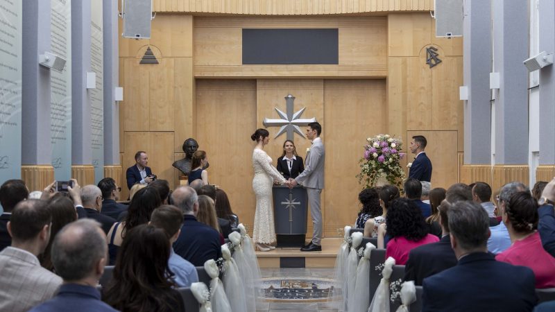 Wedding at the Church of Scientology of Copenhagen