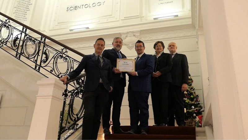 Scientology founder L Ron Hubbard recognized for Encouraging Interfaith Collaboration for Peace