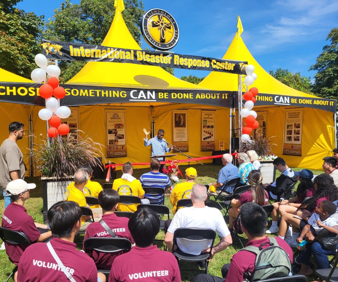 Life Skills Take Flight: Scientology's Impact at the Canadian National Exhibition 1 1 tent opening