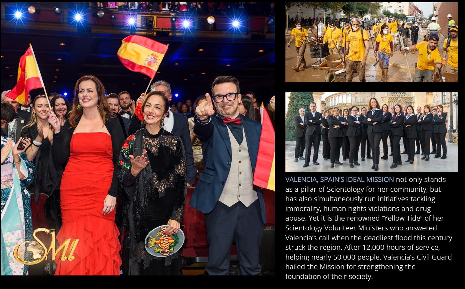 Valencia Mission Highlights Volunteer-Led Human Rights, Drug Prevention and Flood Relief Efforts