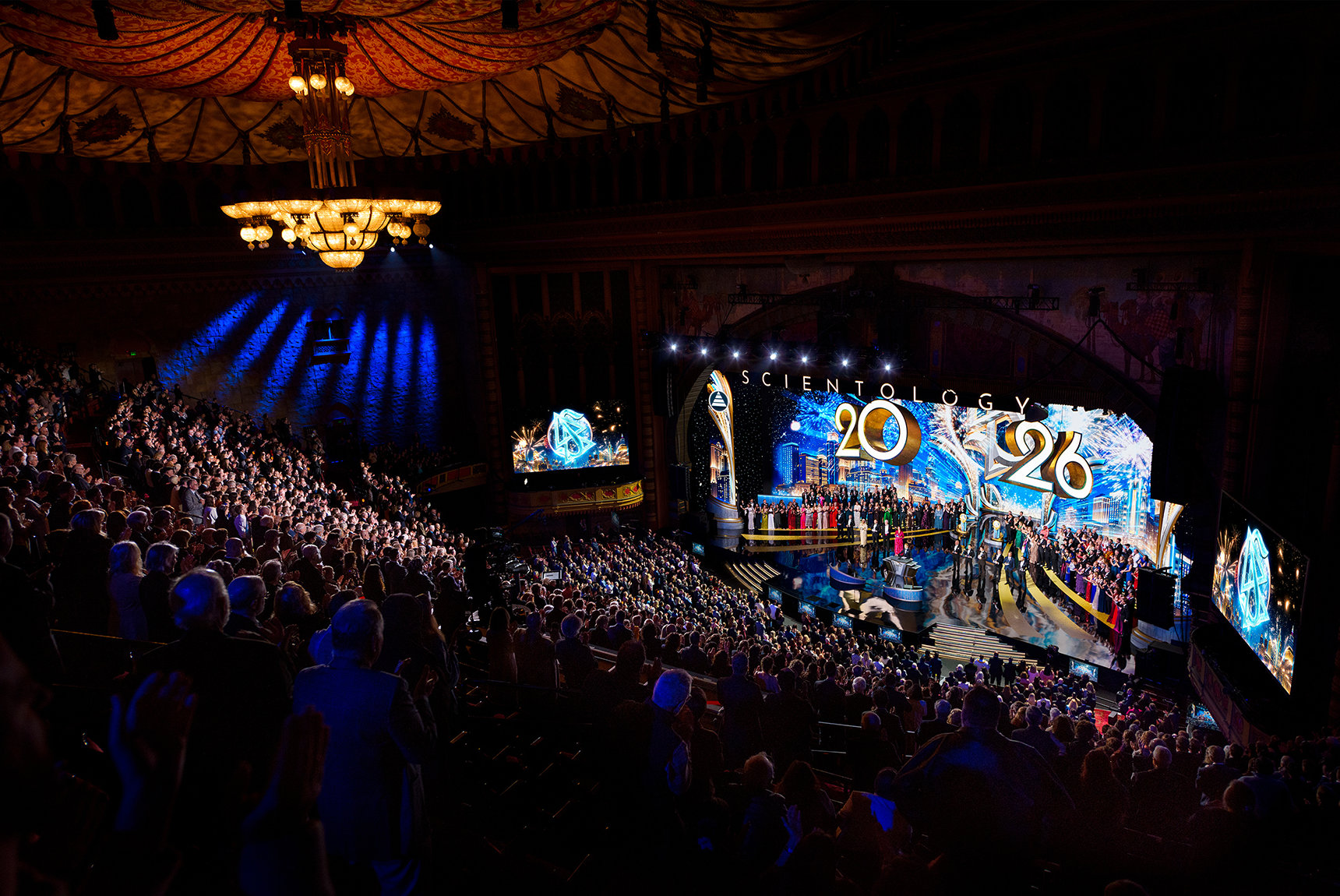 Scientology’s New Year 2026 Celebration Reviews Global Expansion and Social Programmes at Los Angeles’ Shrine Auditorium