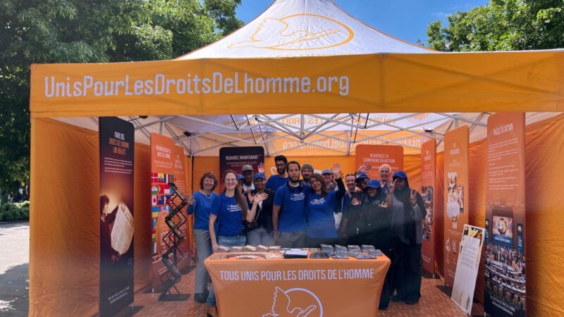 Paris Human Rights Mobile Exhibit Brings Civic Education to a Busy Public Space